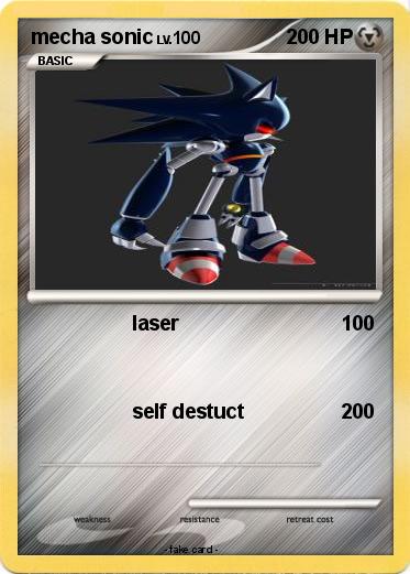 Pokemon mecha sonic