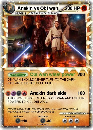 Pokemon Anakin vs Obi wan