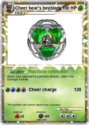 Pokemon Cheer bear's beyblade
