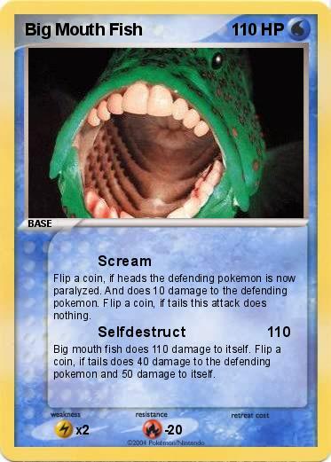 Pokemon Big Mouth Fish