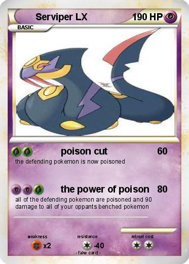 Pokemon Serviper LX