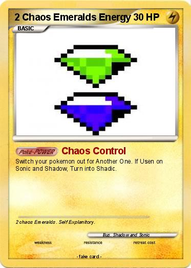 Pokemon 2 Chaos Emeralds Energy