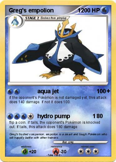 Pokemon Greg's empolion               1