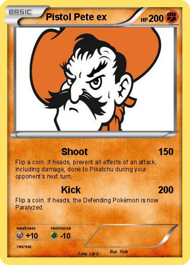 Pokemon Pistol Pete ex