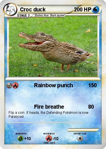 Pokemon Croc duck
