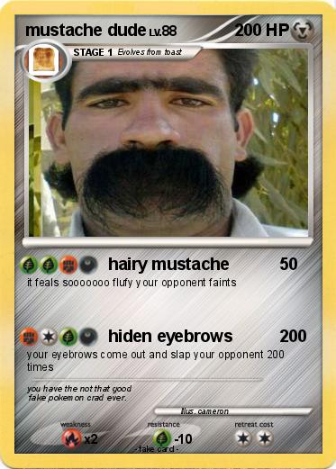 Pokemon mustache dude
