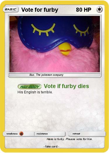 Pokemon Vote for furby