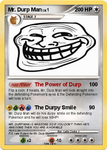 Pokemon Mr. Durp Man