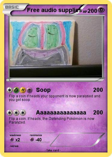 Pokemon Free audio supplies