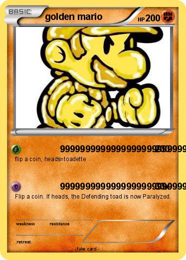 Pokemon golden mario