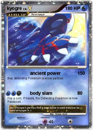Pokemon kyogre