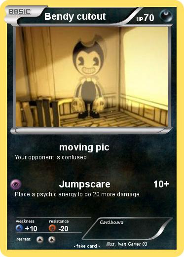 Pokemon Bendy cutout