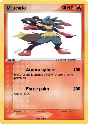 Pokemon M lucario
