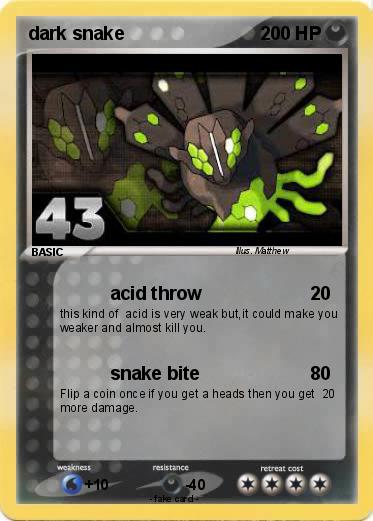 Pokemon dark snake
