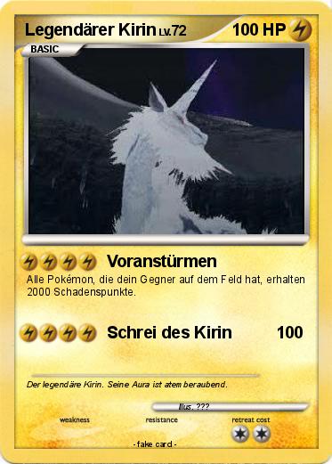 Pokemon Legendärer Kirin