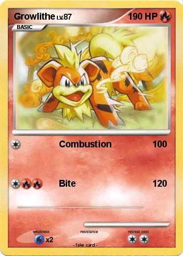 Pokemon Growlithe