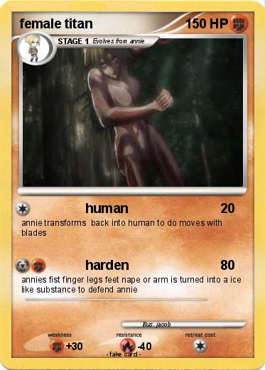 Pokemon female titan