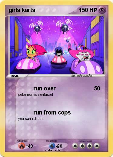Pokemon girls karts