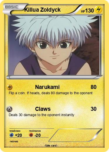 Pokemon Killua Zoldyck