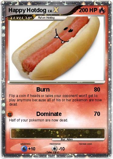 Pokemon Happy Hotdog