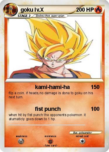 Pokemon goku lv.X
