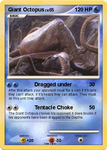 Pokemon Giant Octopus