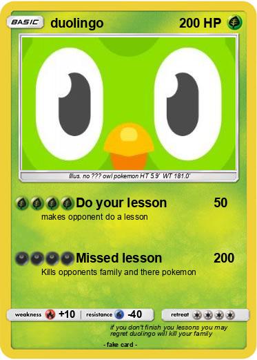 Pokemon duolingo