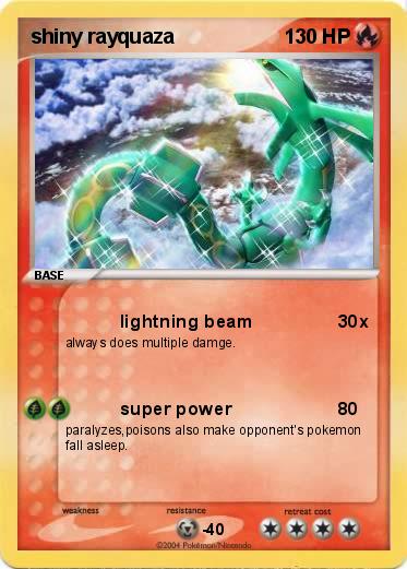 Pokemon shiny rayquaza