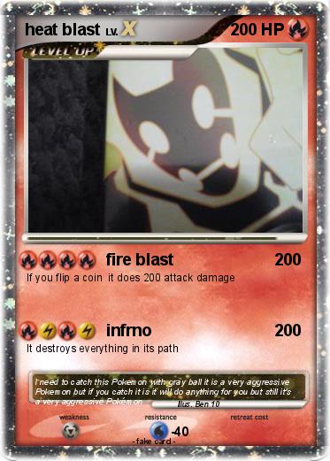 Pokemon heat blast
