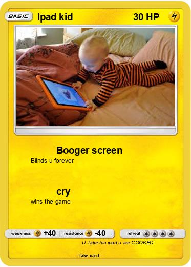 Pokemon Ipad kid