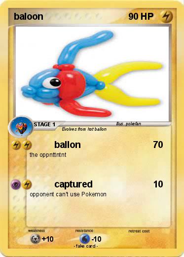 Pokemon baloon