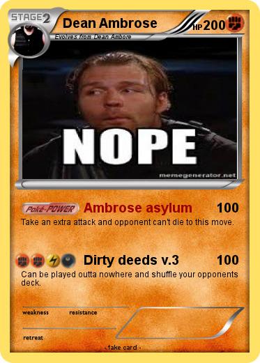 Pokemon Dean Ambrose