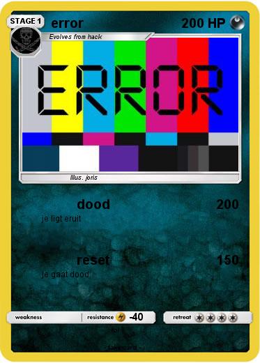Pokemon error