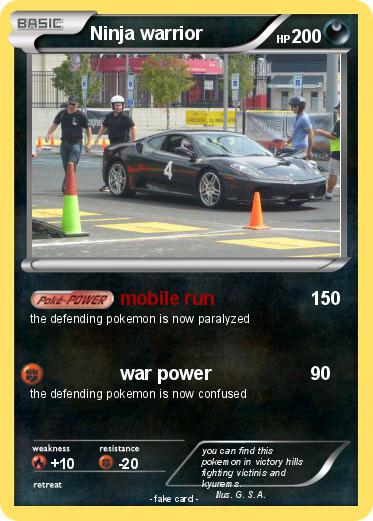 Pokemon Ninja warrior