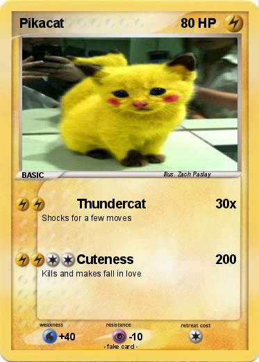 Pokemon Pikacat