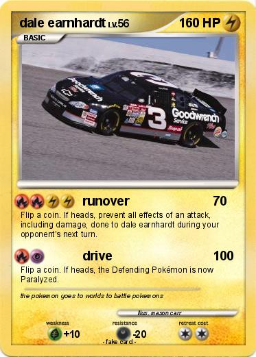 Pokemon dale earnhardt