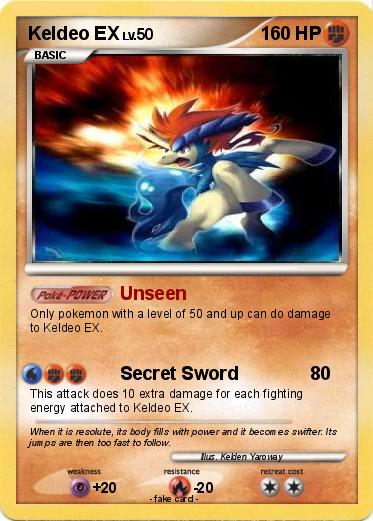 Pokemon Keldeo EX