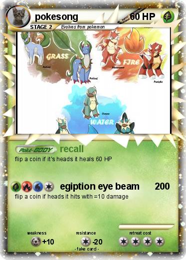 Pokemon pokesong