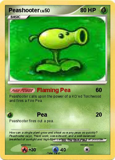 Pokemon Peashooter