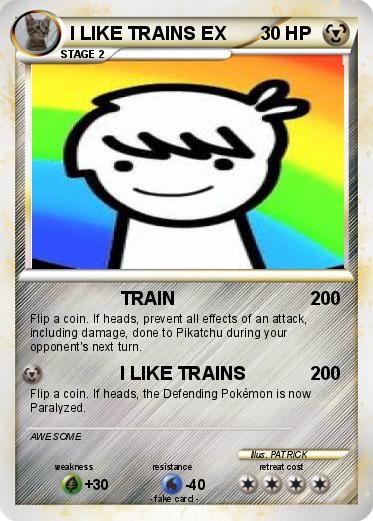 Pokemon I LIKE TRAINS EX