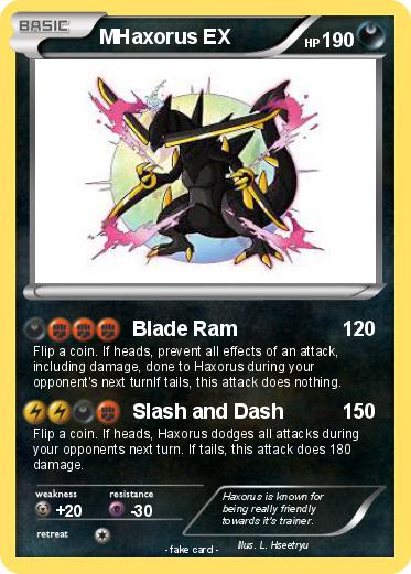 Pokemon MHaxorus EX