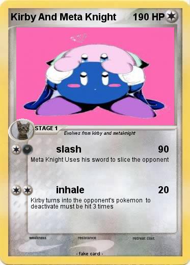 Pokemon Kirby And Meta Knight