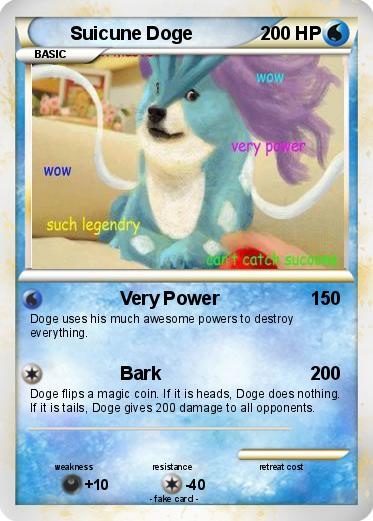 Pokemon Suicune Doge
