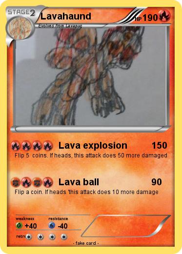 Pokemon Lavahaund