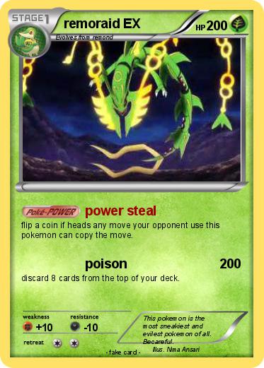 Pokemon remoraid EX