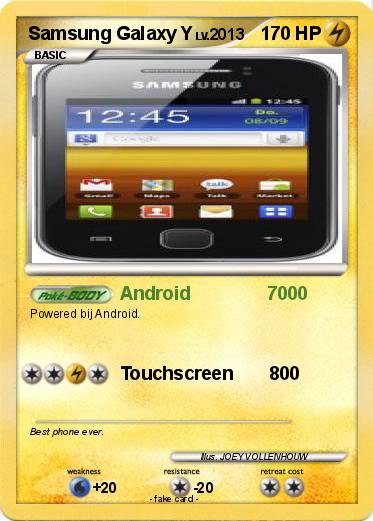 Pokemon Samsung Galaxy Y