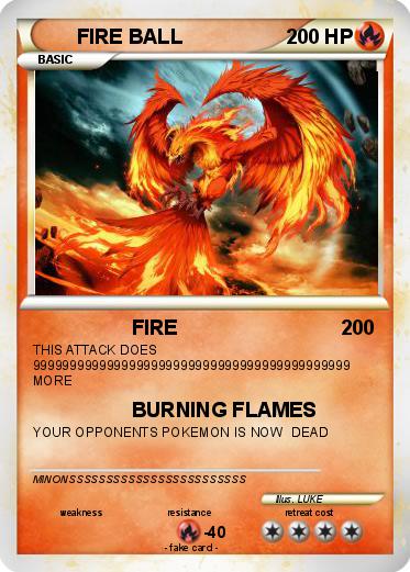 Pokemon FIRE BALL