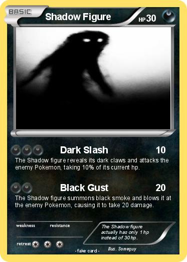 Pokemon Shadow Figure