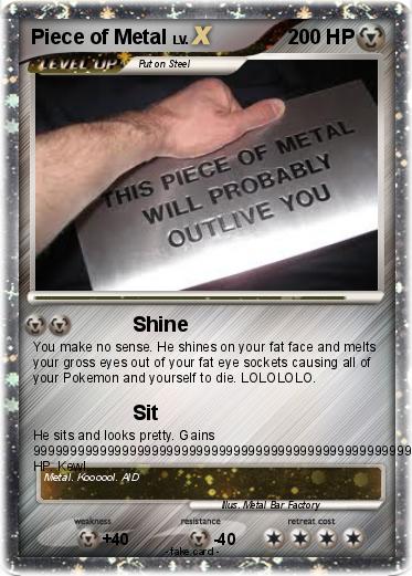 Pokemon Piece of Metal