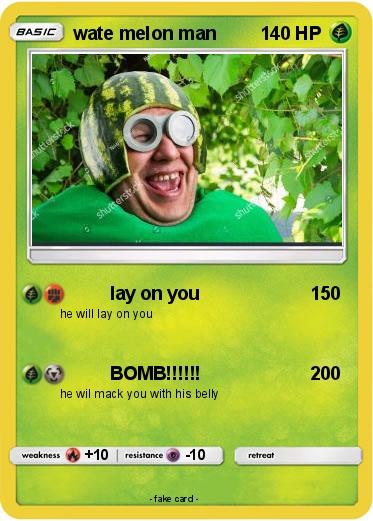 Pokemon wate melon man